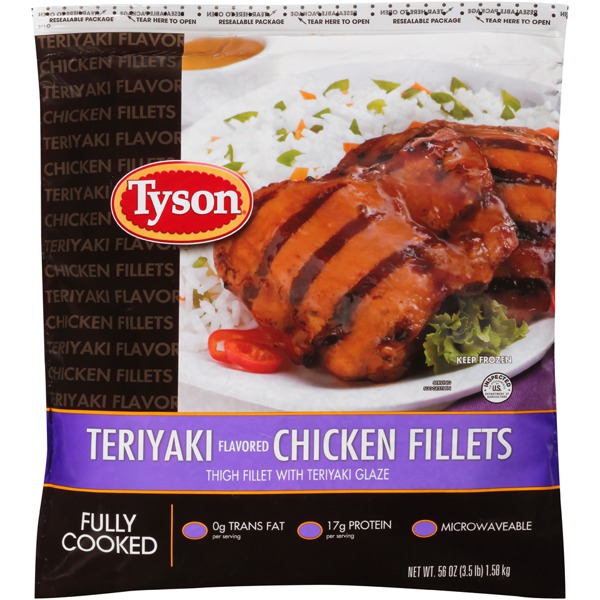 Tyson Sweet Teriyaki Chicken Fillets Recall