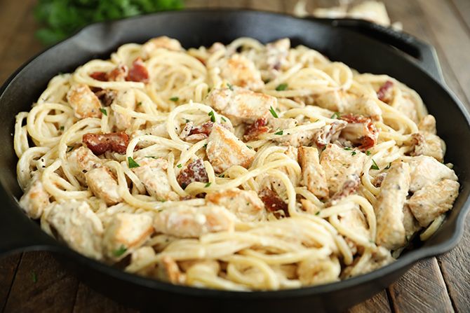 Cream Cheese Bacon Chicken Pasta Recipe