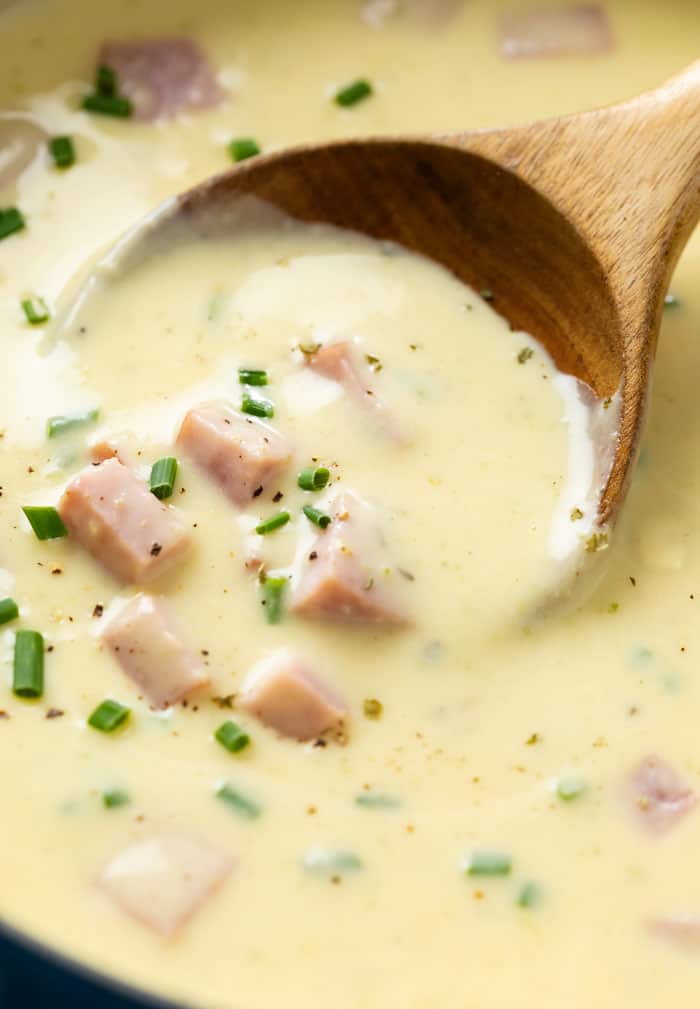 Baked Potato Soup With Ham