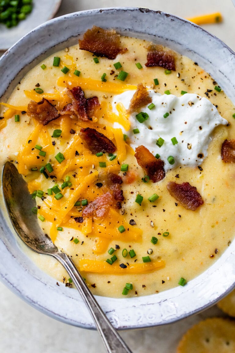 Easy Loaded Baked Potato Soup Recipe Crock Pot