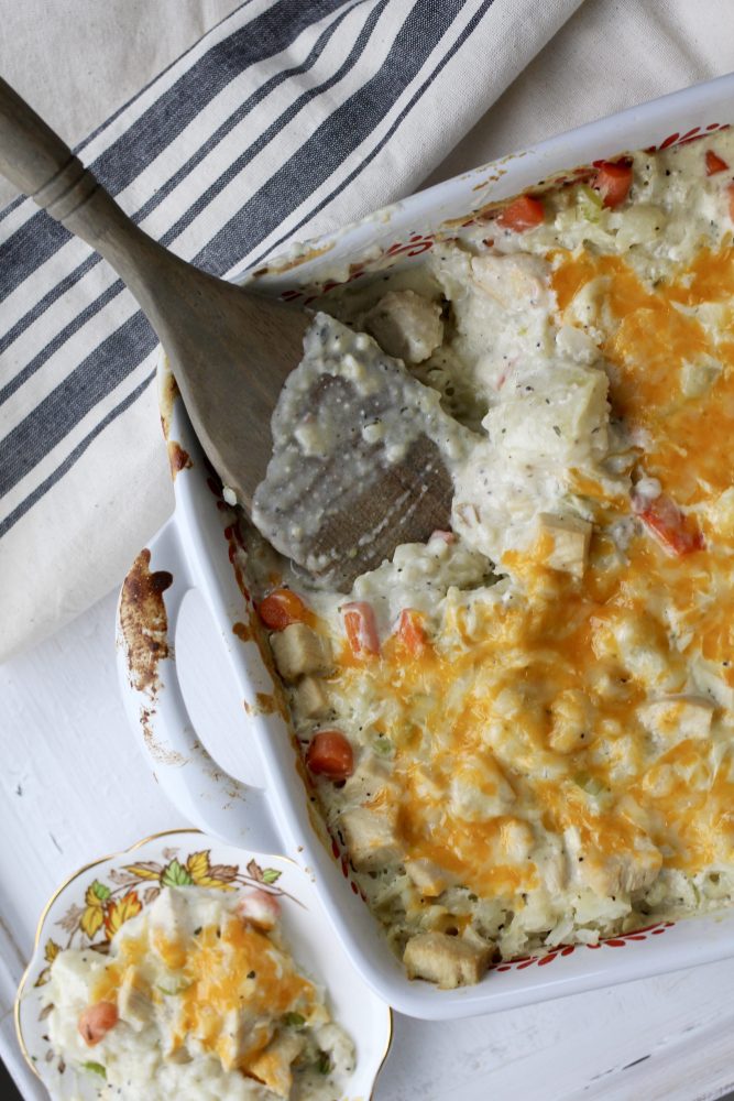 Low Carb Cream Cheese Chicken Casserole Recipe