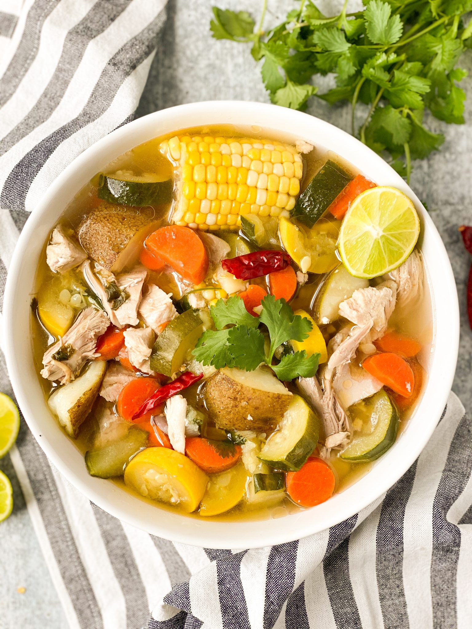 Mexican Chicken Soup With Cream Cheese