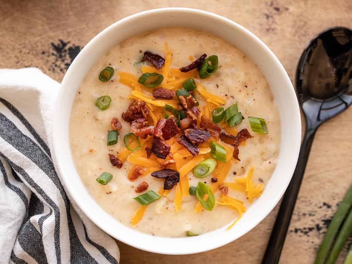 Baked Potato Soup No Sour Cream