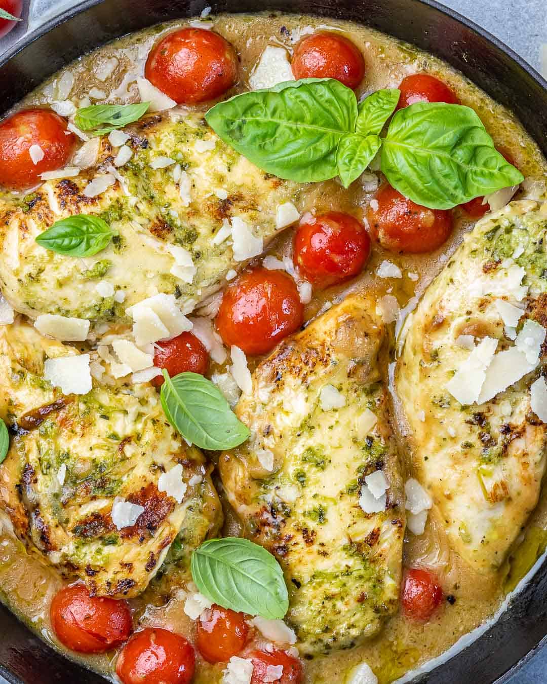 Pesto Cream Cheese Chicken Recipe