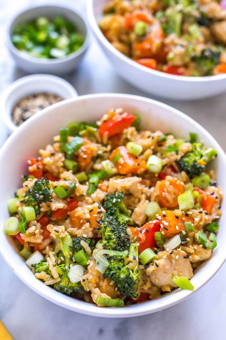 Oven Roasted Chicken Teriyaki Bowl