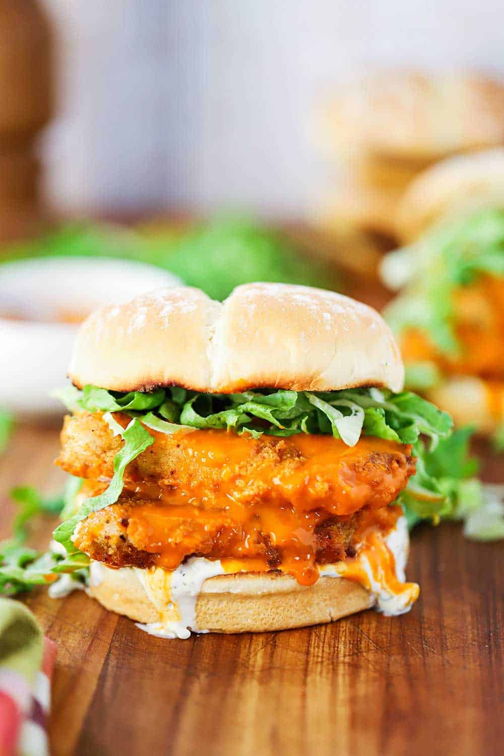 Buffalo Chicken Sandwich With Cream Cheese