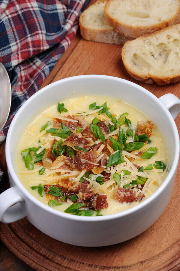 Baked Potato Soup With Milk