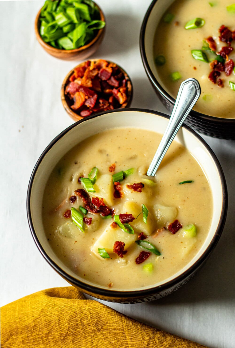 Easy Loaded Baked Potato Soup (Paleo, Dairy-Free, Whole30) - All the