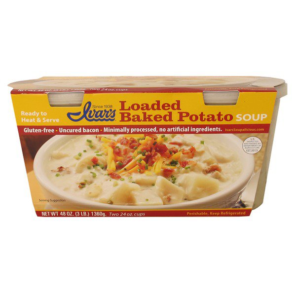 Ivar's Loaded Baked Potato Soup 2/24 Oz - Costco Food Database