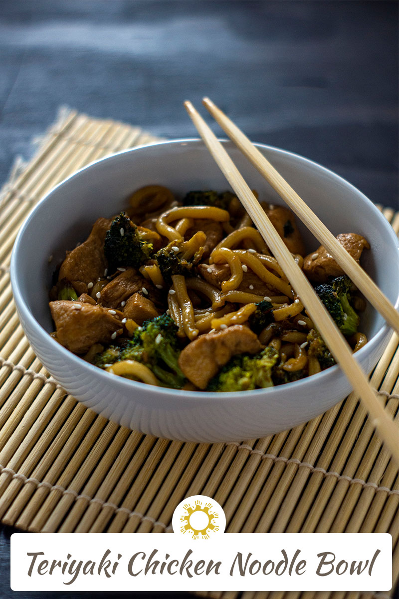 Chicken Teriyaki Bowl With Noodles