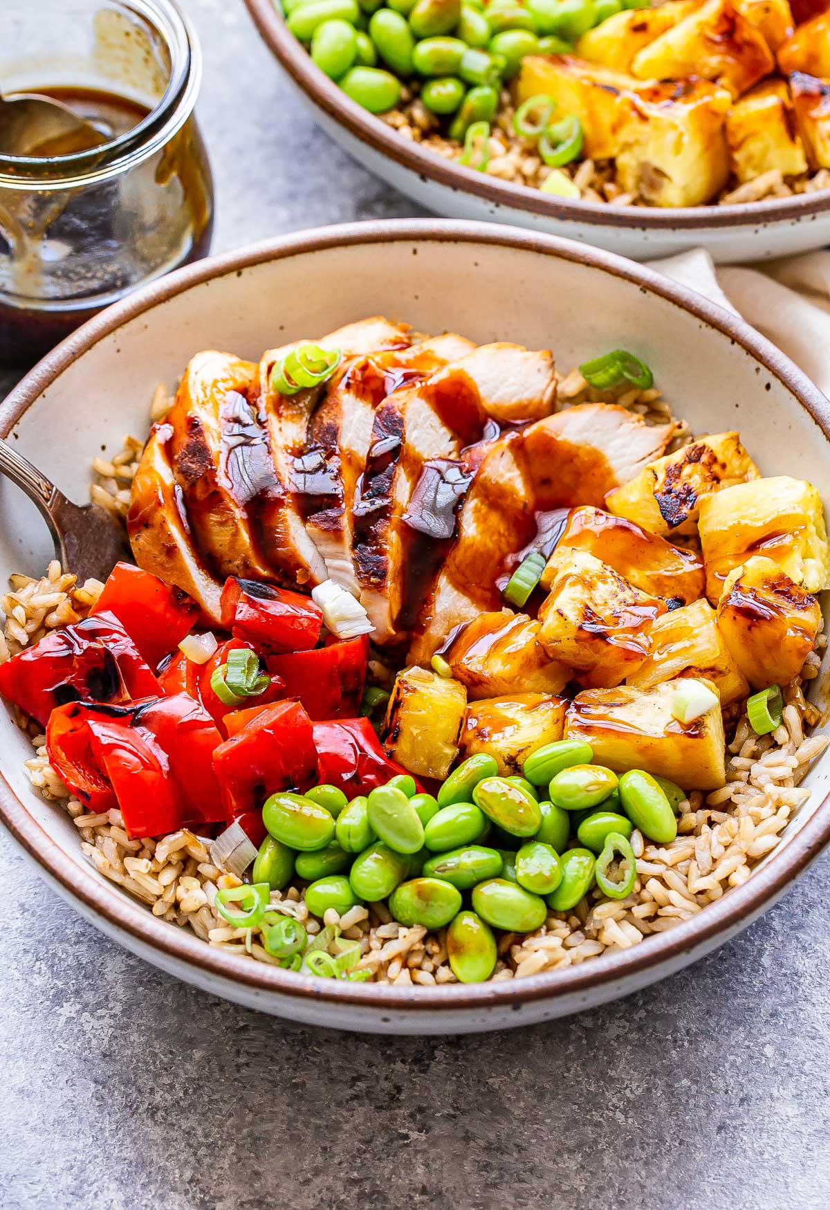 Large Chicken Teriyaki Bowl Carbs