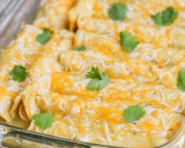 Chicken Enchilada With Cream Cheese Sauce Recipe