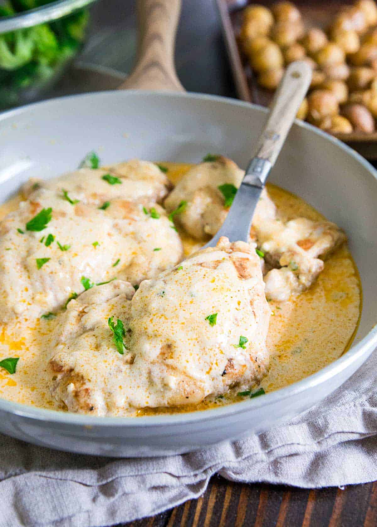 Cream Cheese Chicken - Easy Cream Cheese Sauce for Chicken Recipe