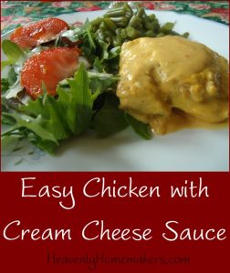 Easy Chicken with Cream Cheese Sauce