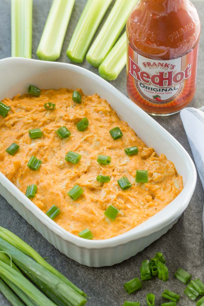 Frank's Hot Sauce Cream Cheese Chicken Dip