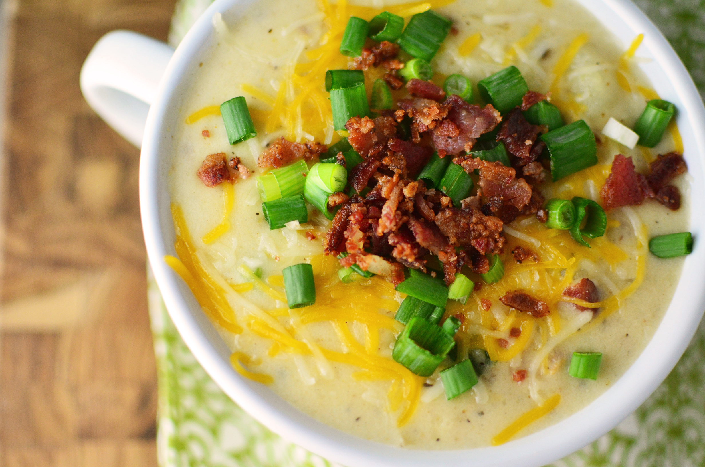 Baked Potato In Soup