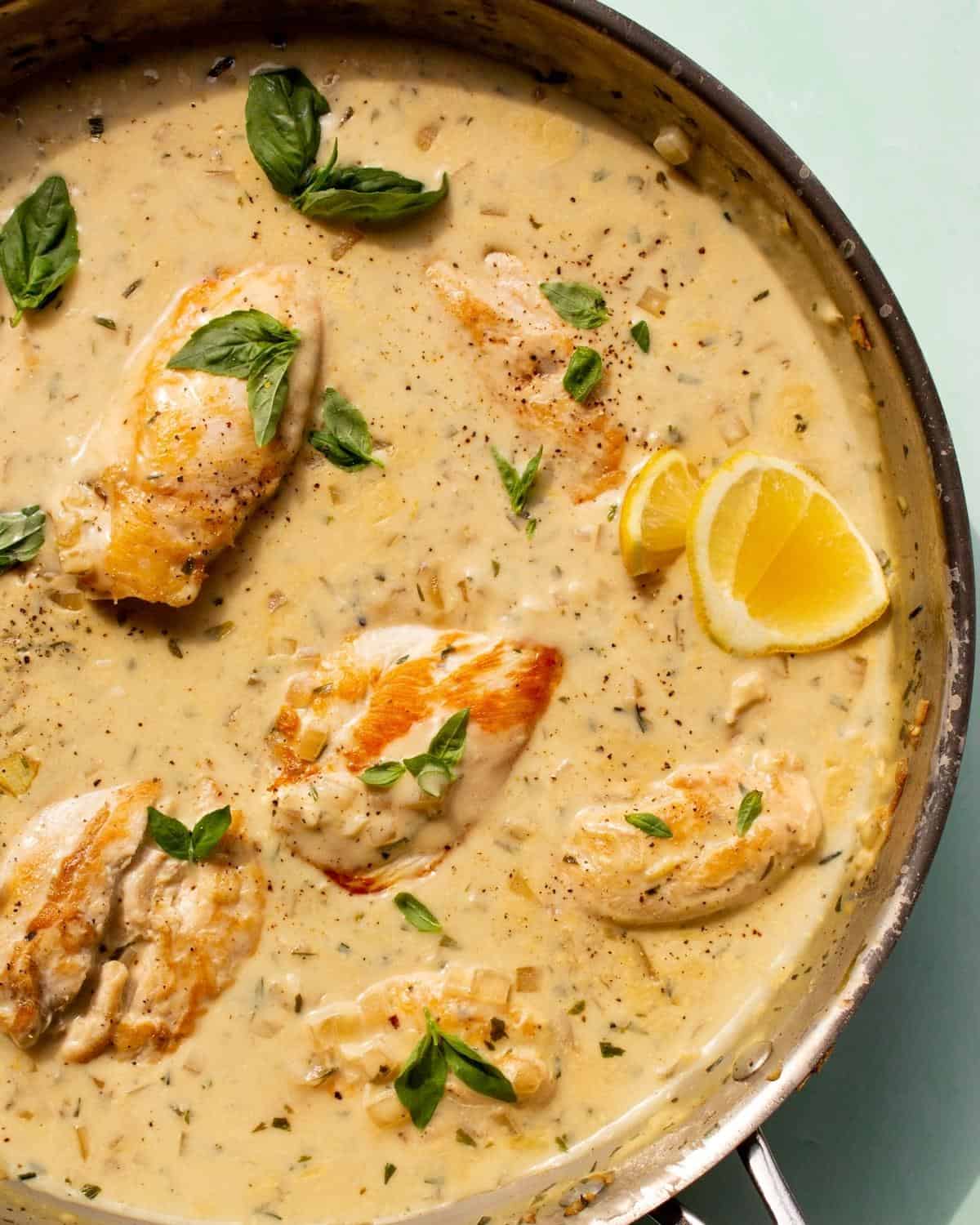 Cream Cheese Chicken Broth Sauce