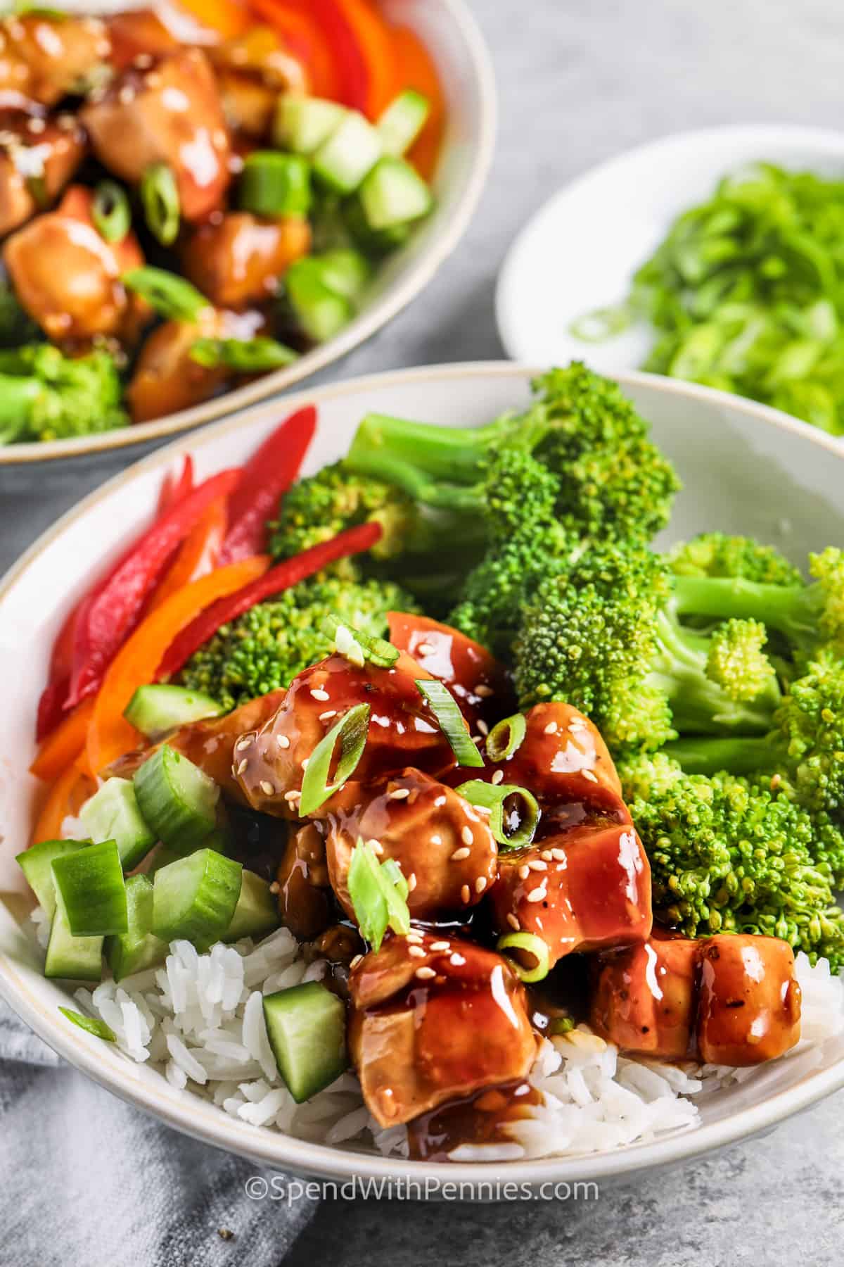 Chicken Teriyaki Bowl Carbohydrates