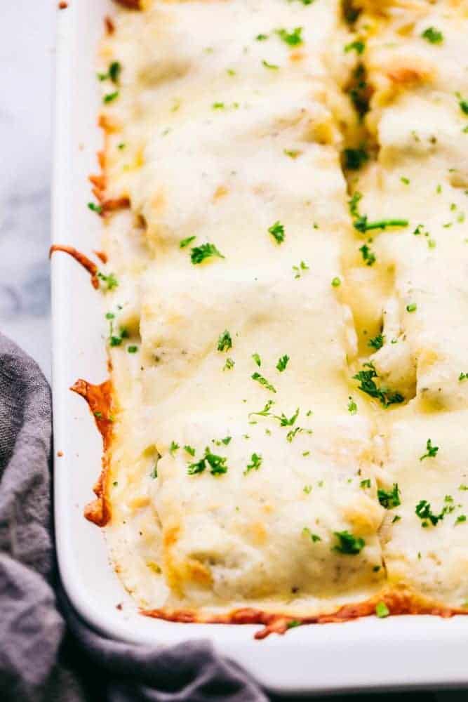 Chicken Alfredo Roll Ups With Cream Cheese