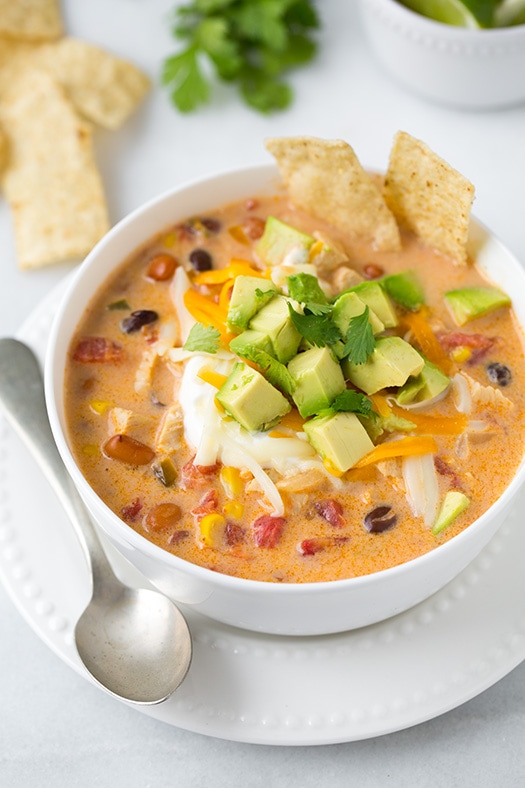 Chicken Taco Soup With Cream Cheese And Rotel