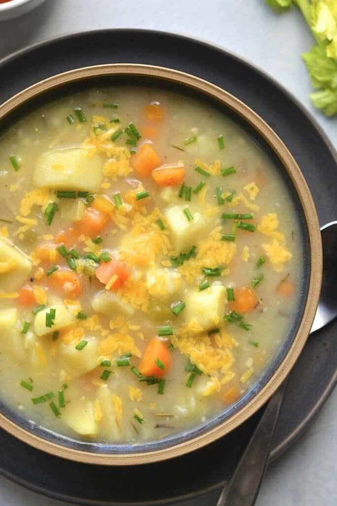 Baked Potato Soup Low Calorie