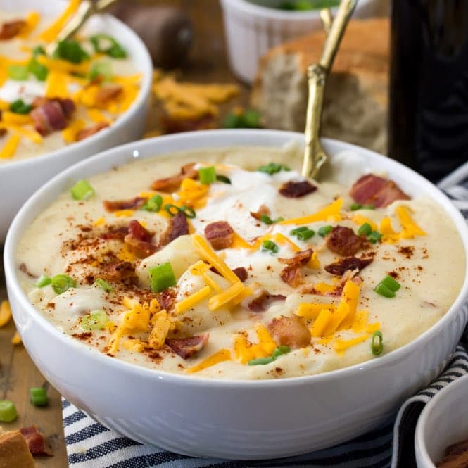 Baked Potato Soup Sugar Spun Run