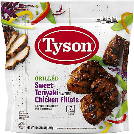 Tyson Sweet Teriyaki Chicken Fillets Frozen