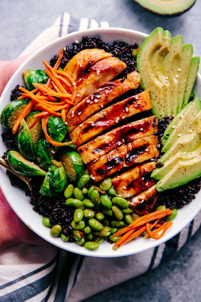 Teriyaki Chicken Bowls With Rice