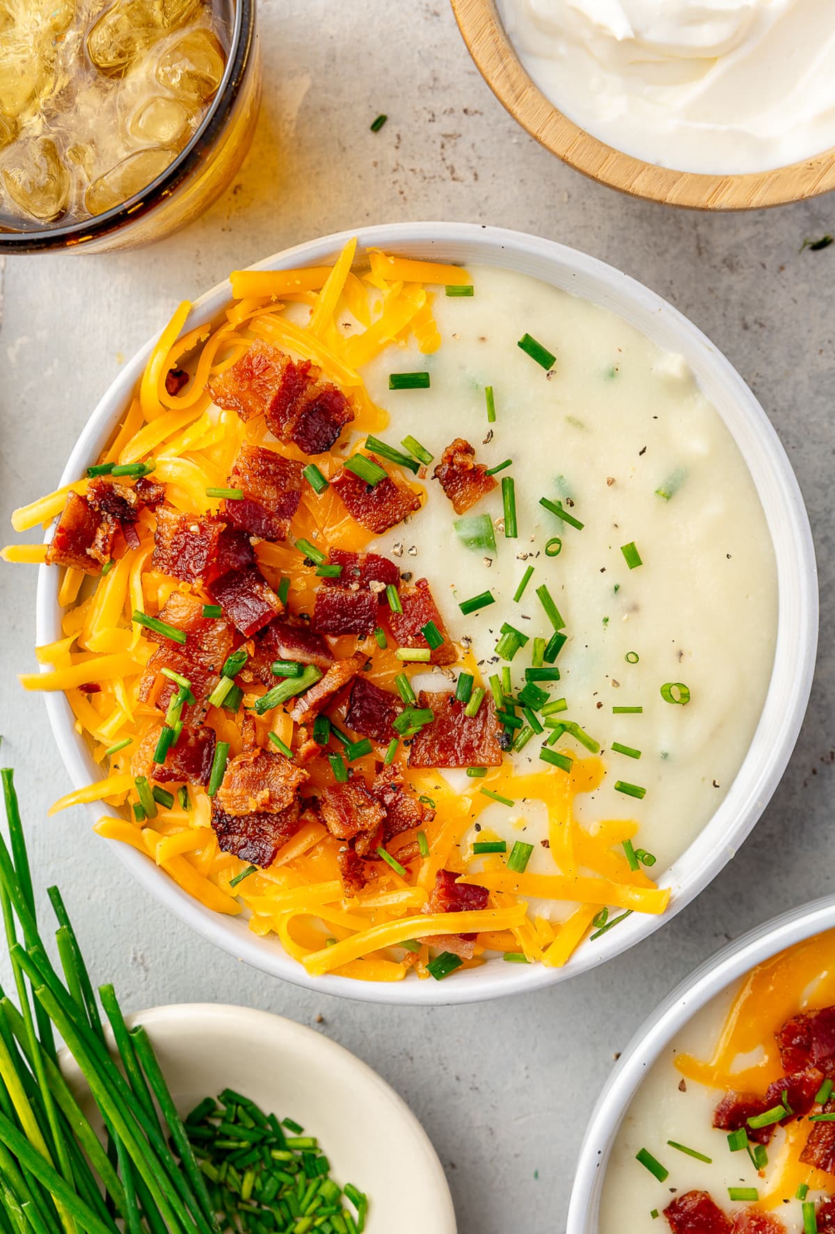 Baked Potato Soup Skinnytaste