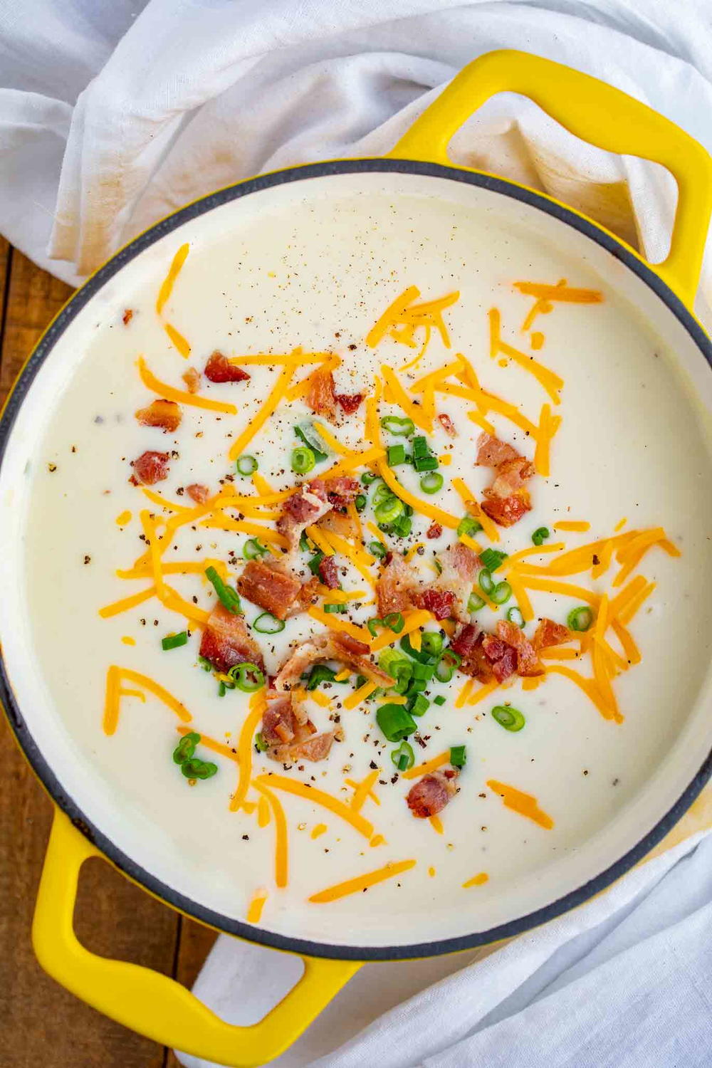 Baked Potato Soup With Vegetables