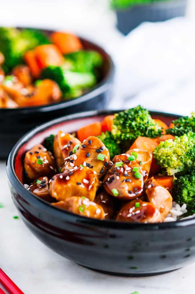 Frozen Chicken Teriyaki Bowls