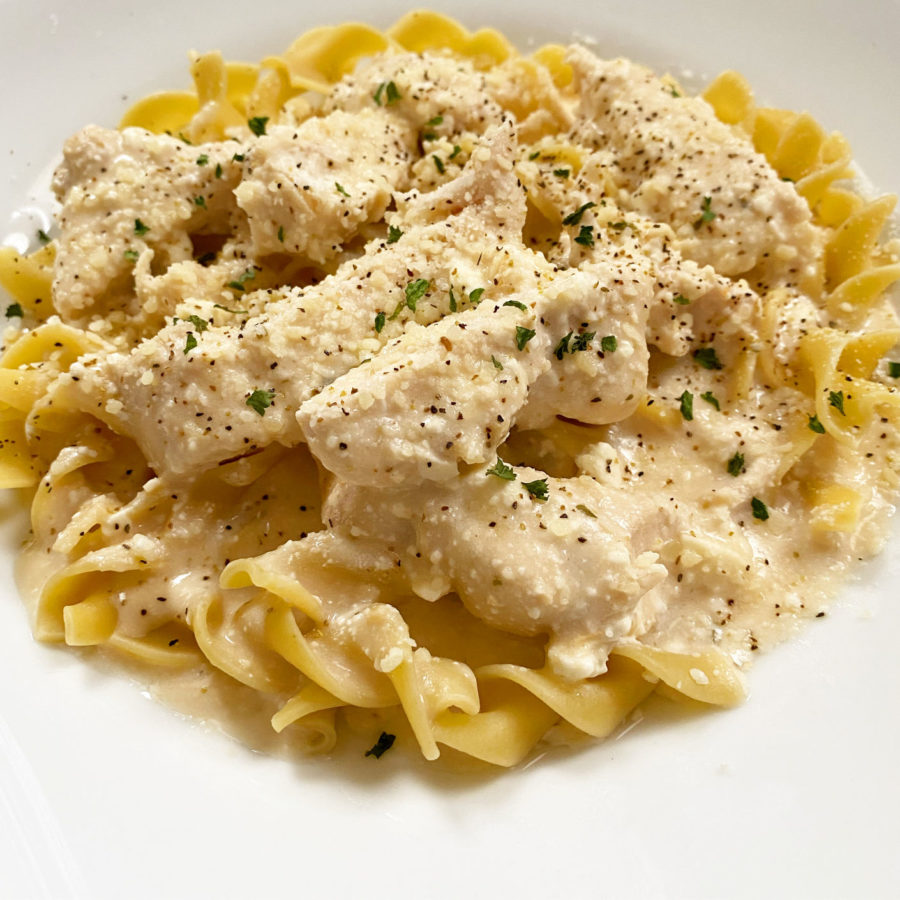 Creamy Olive Garden Italian Chicken for One - Katie Drane Blog