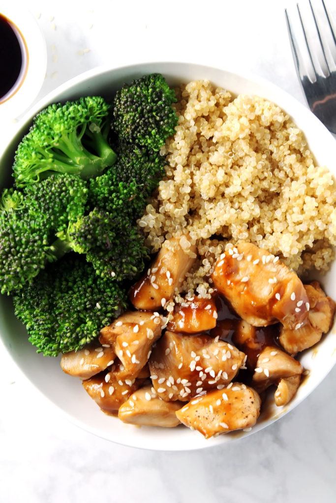 Chicken Teriyaki Quinoa Bowl