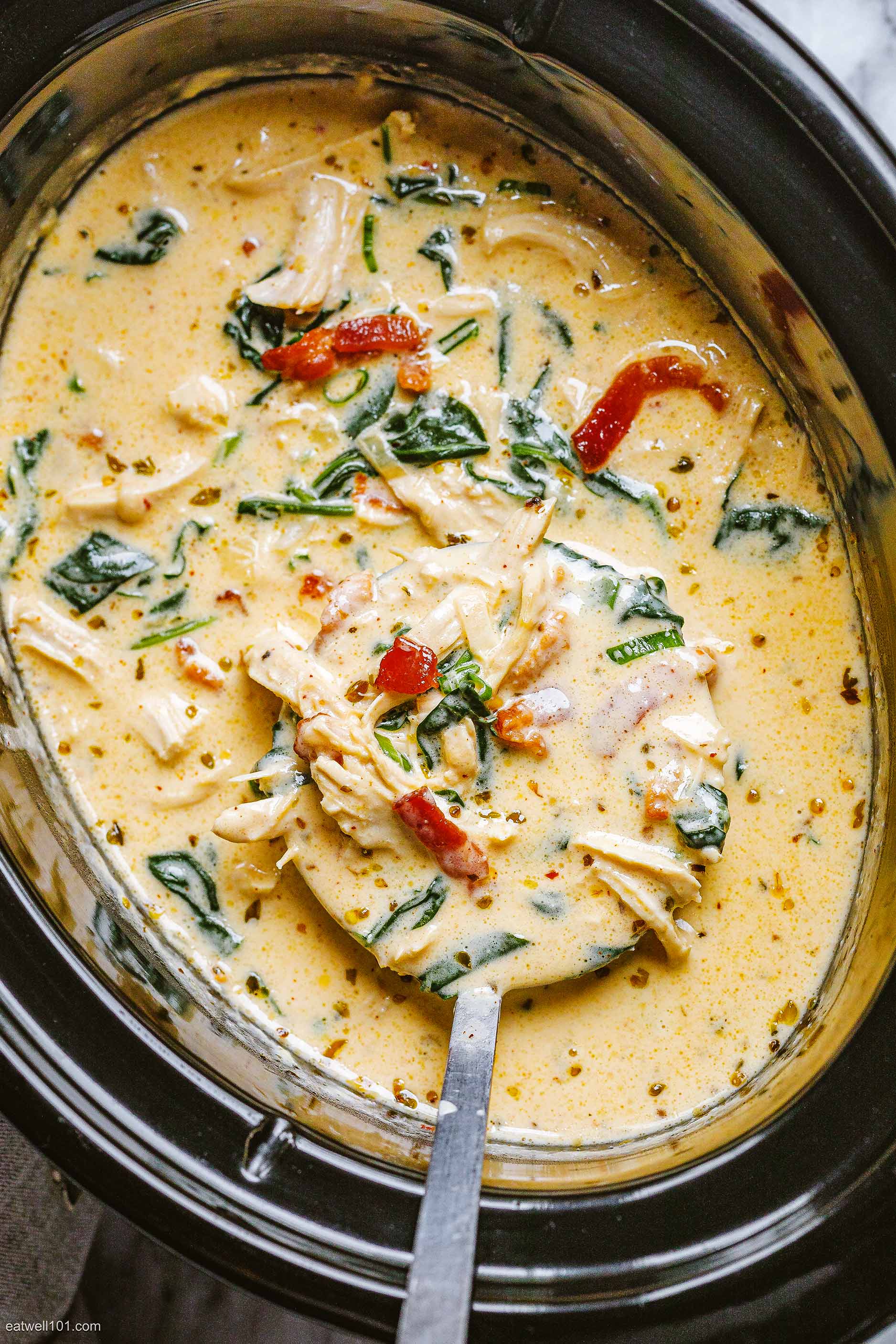 Chicken and Cream Cheese Crock Pot No Cans Cream Soup - Rosetta Thatte72