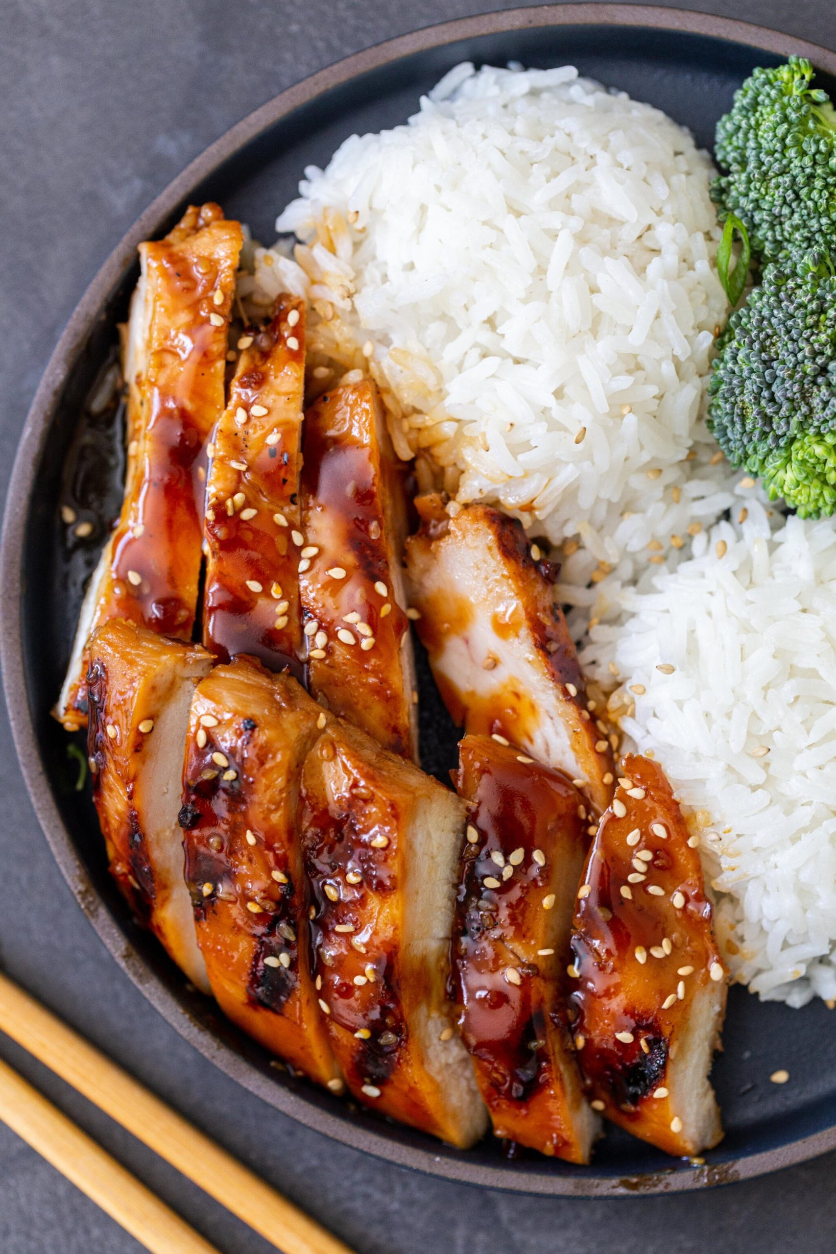 Japanese Teriyaki Chicken Rice Bowl Recipe With Rice