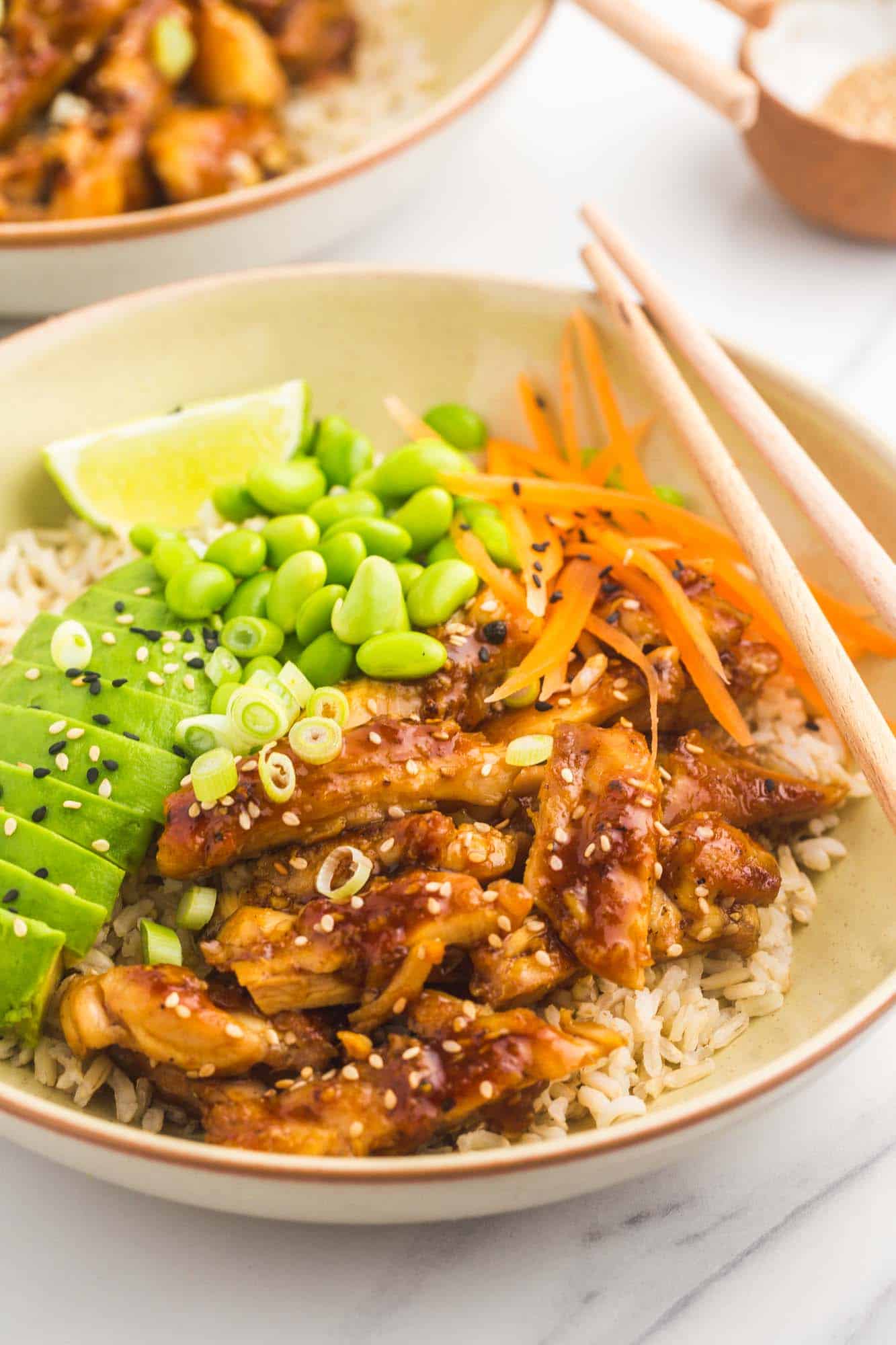 Teriyaki Chicken Bowl Vegetables