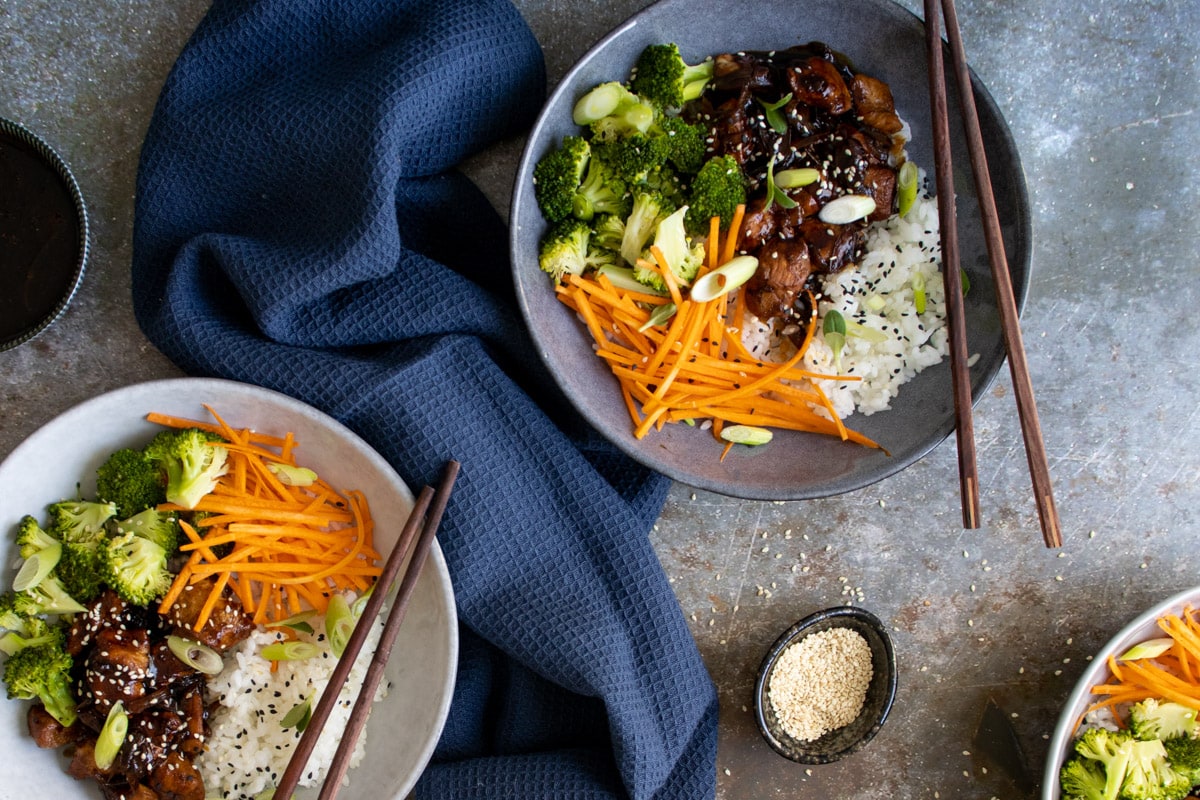 Chicken Teriyaki Donburi Bowl