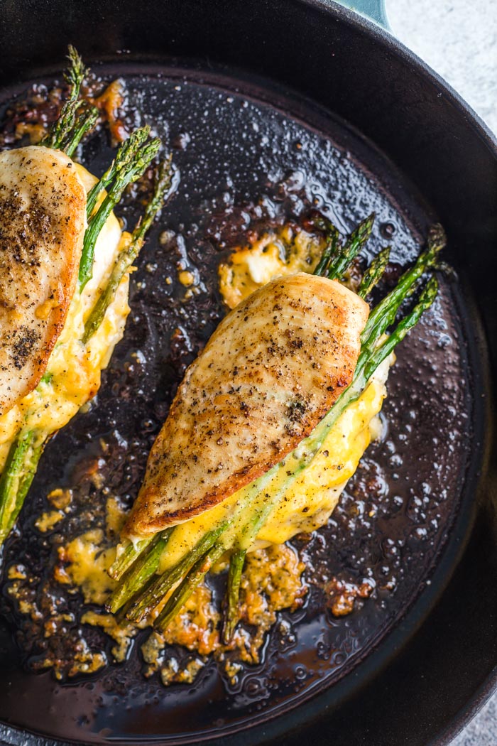 Chicken With Asparagus And Cheese