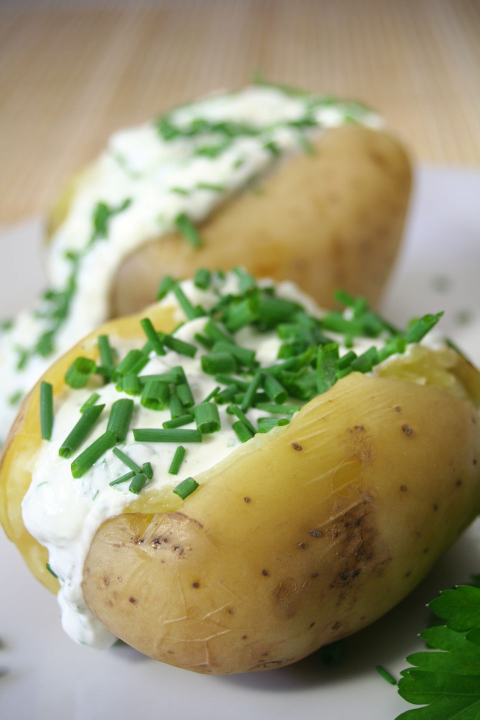 Baked Potato With Sour Cream