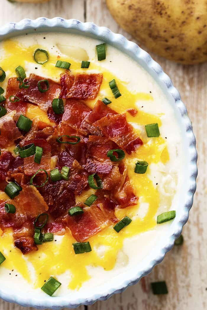 Slow Cooker Loaded Baked Potato Soup | The Recipe Critic