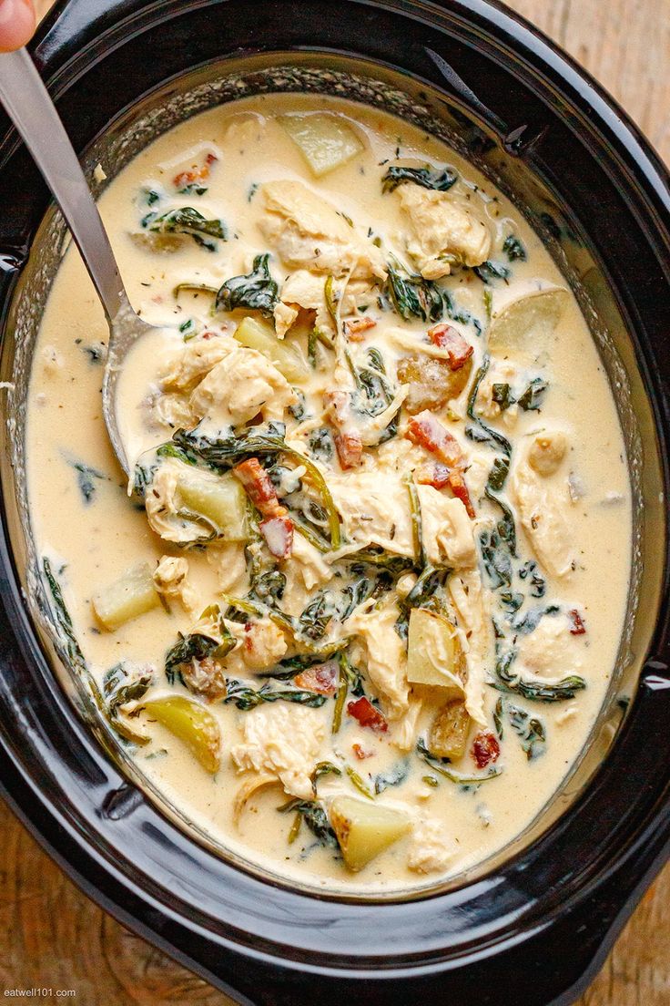 Cream Cheese Chicken Crockpot Soup