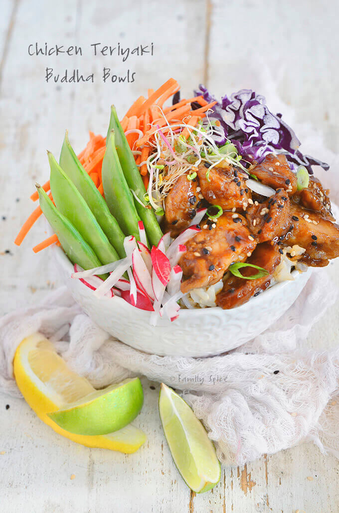 Teriyaki Chicken Mince Bowls