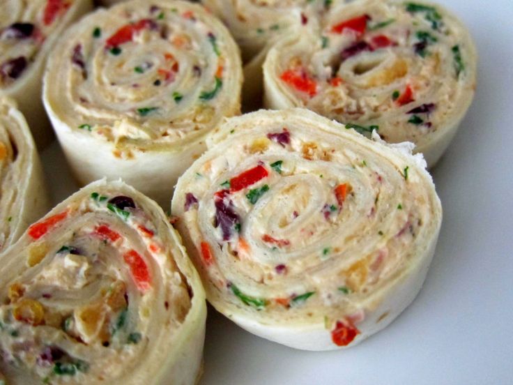 Chicken And Cream Cheese Tortilla Roll Ups