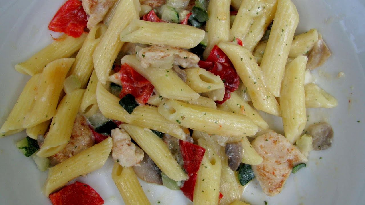 Chicken Penne Cream Cheese Sauce