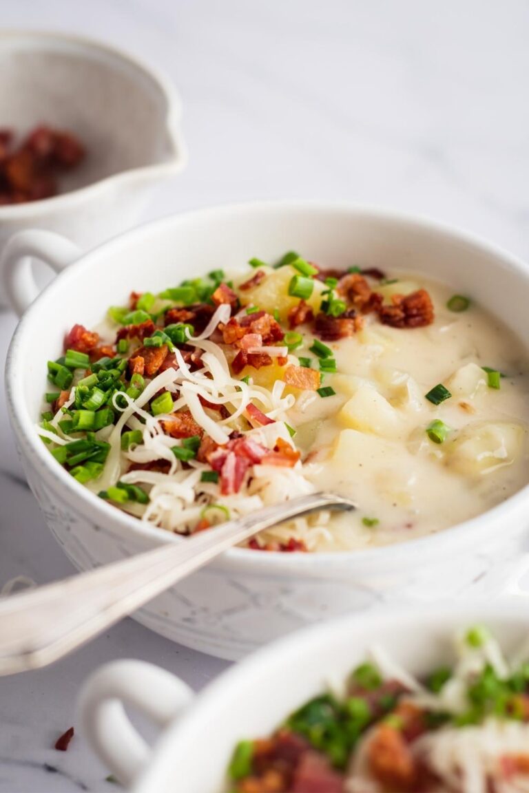 Easy Baked Potato Soup With Hash Browns