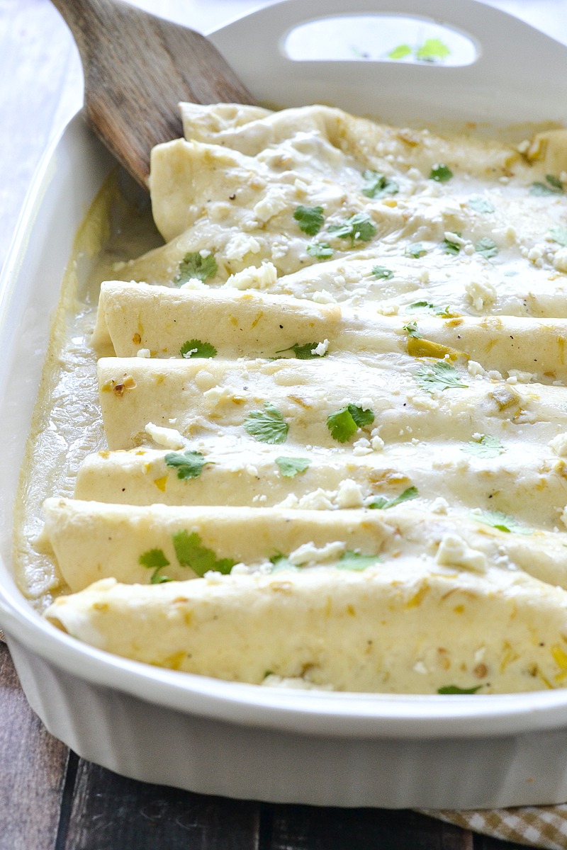 Chicken Enchilada Recipe With Cream Cheese And Green Sauce