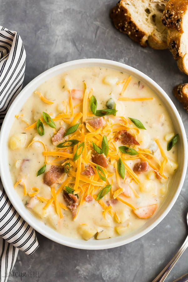 Baked Potato Soup Recipe Easy Crock Pot