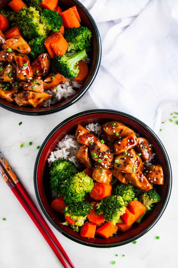 Homemade Chicken Teriyaki Bowls