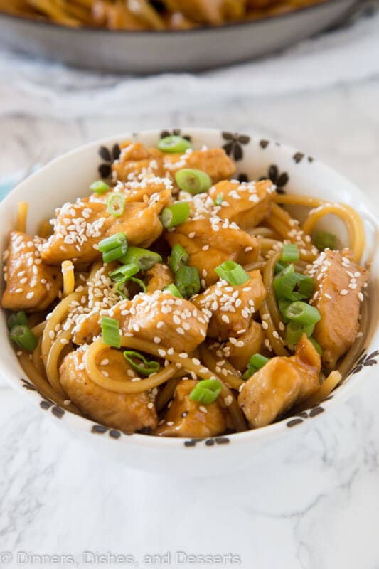 Chicken Teriyaki Noodle Bowls