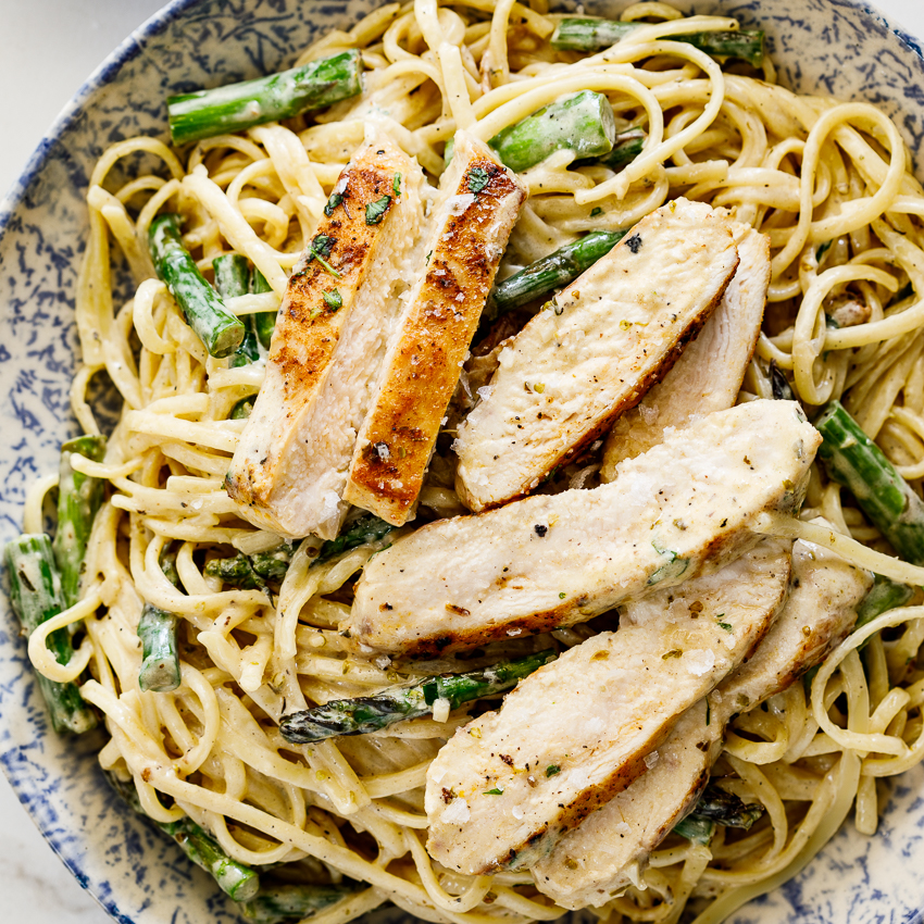 Chicken Pasta With Asparagus And Cream Cheese